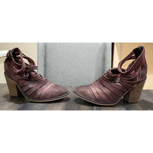 Free People Hybrid Strappy Leather Bootie - Picture 5 of 8